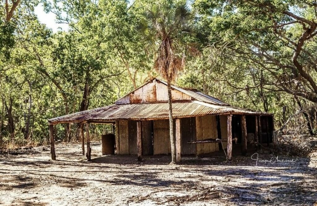 outside of blyth homestead in litchfield national park