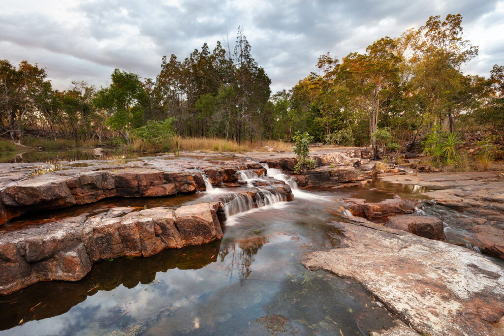 waterfalls along tabletop trek in Litchfield National Park